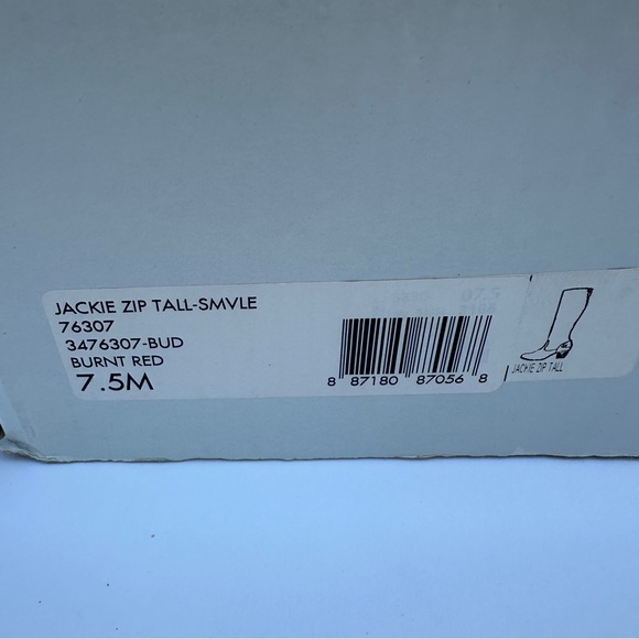 Frye Melissa button back Zip Tall Leather Boots 7.5M - Picture 12 of 12